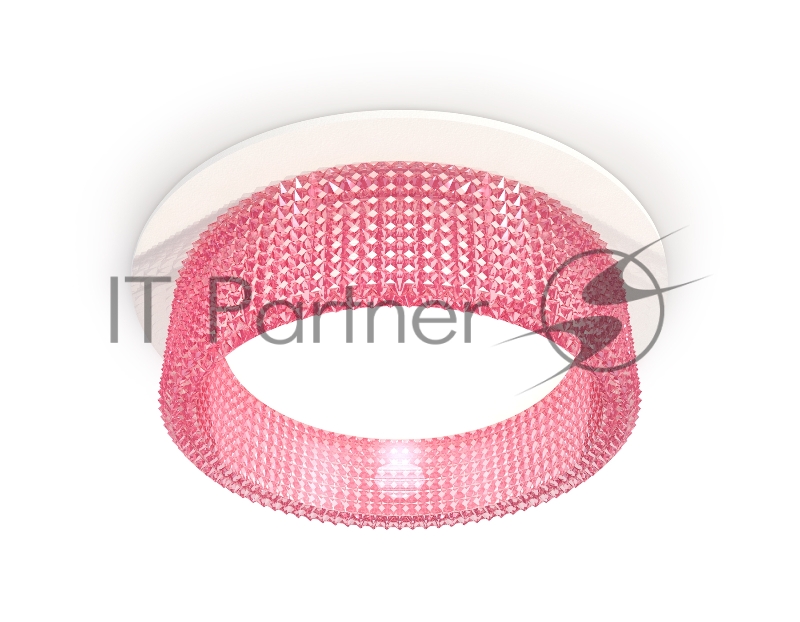 Комплект встраиваемого светильника Ambrella light XC8050032 SWH/PI белый песок/розовый GX53 (C8050, N8486)