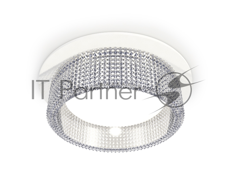 Комплект встраиваемого светильника Ambrella light XC8050030 SWH/CL белый песок/прозрачный GX53 (C8050, N8480)