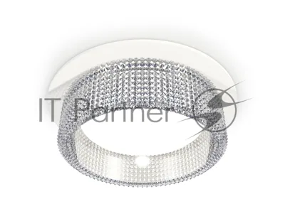 Комплект встраиваемого светильника Ambrella light XC8050030 SWH/CL белый песок/прозрачный GX53 (C8050, N8480)