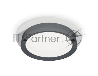 Комплект встраиваемого светильника Ambrella light XC8050007 SWH/PPH белый песок/графит полированный GX53 (C8050, N8133)