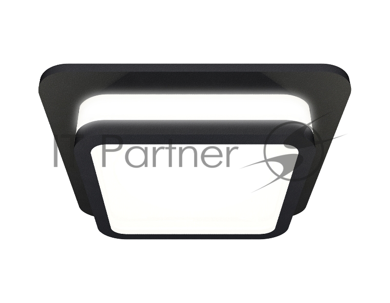 Комплект встраиваемого светильника Ambrella light XC7902012 SBK/FR черный песок/белый матовый MR16 GU5.3 (C7902, N7751)
