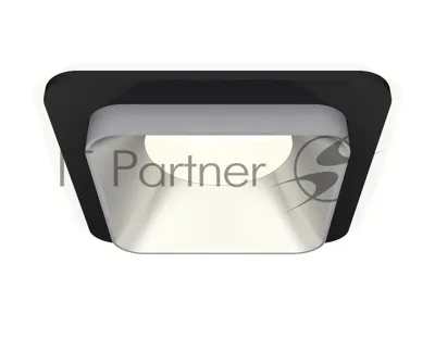 Комплект встраиваемого светильника Ambrella light XC7902003 SBK/SSL черный песок/серебро песок MR16 GU5.3 (C7902, N7703)