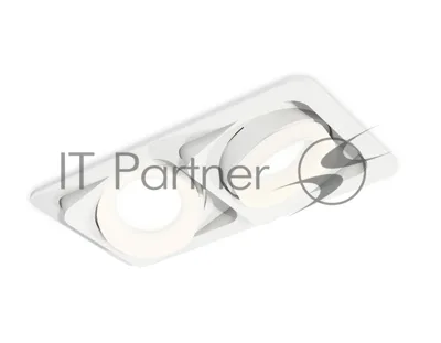 Комплект встраиваемого поворотного светильника Ambrella light XC7663084 SWH/FR белый песок/белый матовый MR16 GU5.3 (C7663, N7165)
