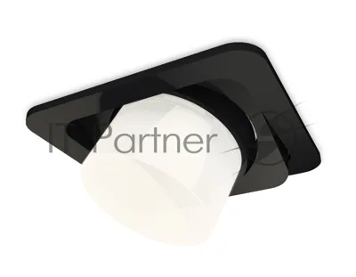 Комплект встраиваемого поворотного светильника Ambrella light XC7659085 SBK/FR черный песок/белый матовый MR16 GU5.3 (C7659, N7170)