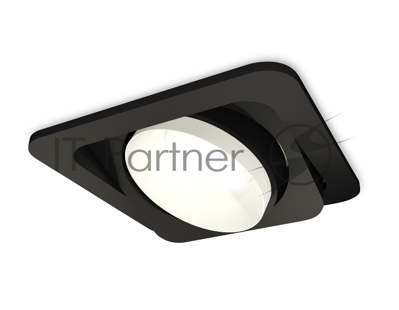 Комплект встраиваемого поворотного светильника Ambrella light XC7659020 SBK/SWH черный песок/белый песок MR16 GU5.3 (C7659, N7030)