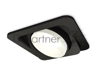 Комплект встраиваемого поворотного светильника Ambrella light XC7659020 SBK/SWH черный песок/белый песок MR16 GU5.3 (C7659, N7030)