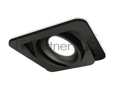 Комплект встраиваемого поворотного светильника Ambrella light XC7659001 SBK черный песок MR16 GU5.3 (C7659, N7021)