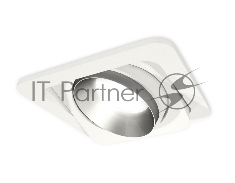Комплект встраиваемого поворотного светильника Ambrella light XC7658023 SWH/MCH белый песок/хром матовый MR16 GU5.3 (C7658, N7033)