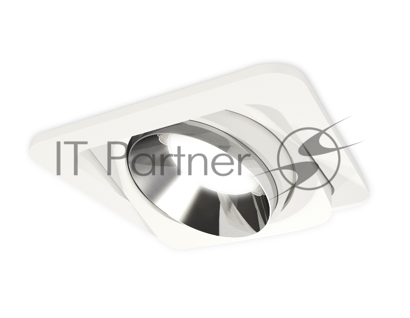 Комплект встраиваемого поворотного светильника Ambrella light XC7658022 SWH/PSL белый песок/серебро полированное MR16 GU5.3 (C7658, N7032)