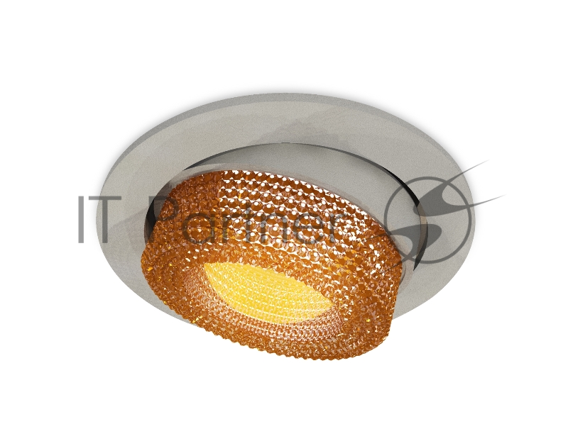 Комплект встраиваемого поворотного светильника Ambrella light XC7653064 SGR/CF серый песок/кофе MR16 GU5.3 (C7653, N7195)