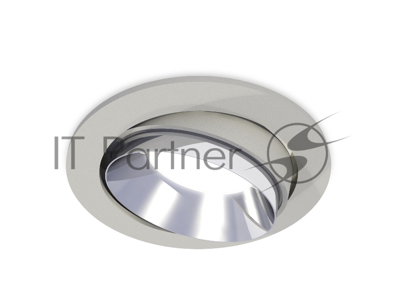 Комплект встраиваемого поворотного светильника Ambrella light XC7653022 SGR/PSL серый песок/серебро полированное MR16 GU5.3 (C7653, N7032)