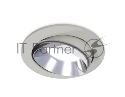Комплект встраиваемого поворотного светильника Ambrella light XC7653022 SGR/PSL серый песок/серебро полированное MR16 GU5.3 (C7653, N7032)