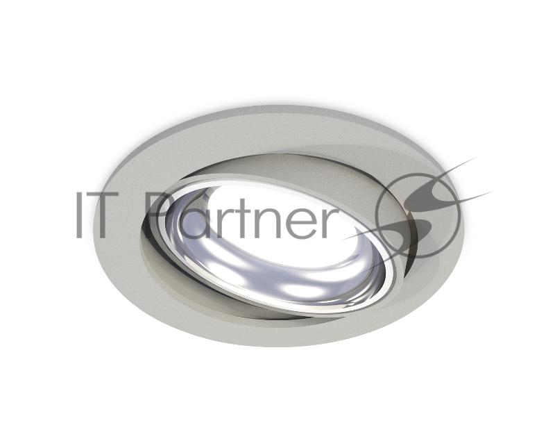 Комплект встраиваемого поворотного светильника Ambrella light XC7653002 SGR/PSL серый песок/серебро полированное MR16 GU5.3 (C7653, N7022)
