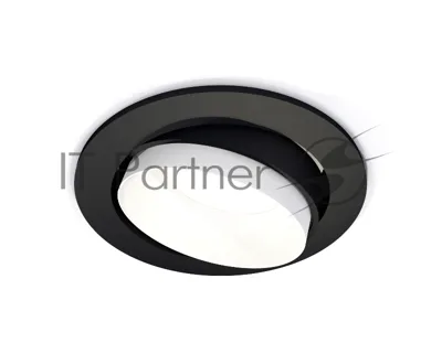 Комплект встраиваемого поворотного светильника Ambrella light XC7652020 SBK/SWH черный песок/белый песок MR16 GU5.3 (C7652, N7030)