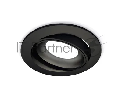 Комплект встраиваемого поворотного светильника Ambrella light XC7652001 SBK черный песок MR16 GU5.3 (C7652, N7021)