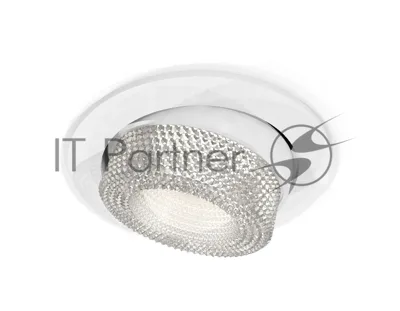 Комплект встраиваемого поворотного светильника Ambrella light XC7651060 SWH/CL белый песок/прозрачный MR16 GU5.3 (C7651, N7191)
