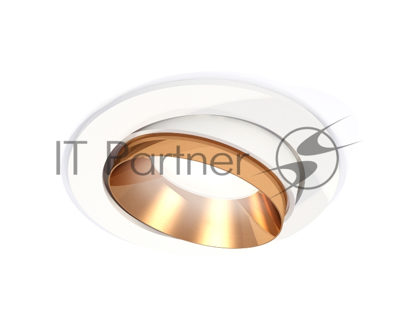 Комплект встраиваемого поворотного светильника Ambrella light XC7651024 SWH/PYG белый песок/золото желтое полированное MR16 GU5.3 (C7651, N7034)