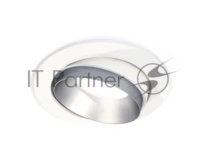 Комплект встраиваемого поворотного светильника Ambrella light XC7651023 SWH/MCH белый песок/хром матовый MR16 GU5.3 (C7651, N7033)