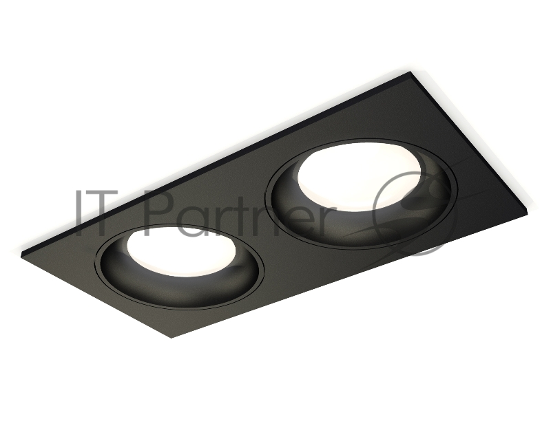 Комплект встраиваемого светильника Ambrella light XC7636060 SBK черный песок MR16 GU5.3 (C7636, N7021)