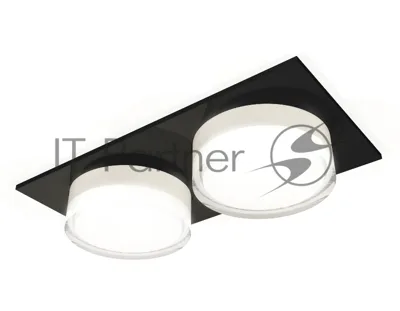 Комплект встраиваемого светильника Ambrella light XC7636043 SBK/FR/CL черный песок/белый матовый/прозрачный MR16 GU5.3 (C7636, N7160)