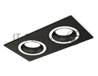Комплект встраиваемого светильника Ambrella light XC7636040 SBK черный песок MR16 GU5.3 (C7636, N7111)