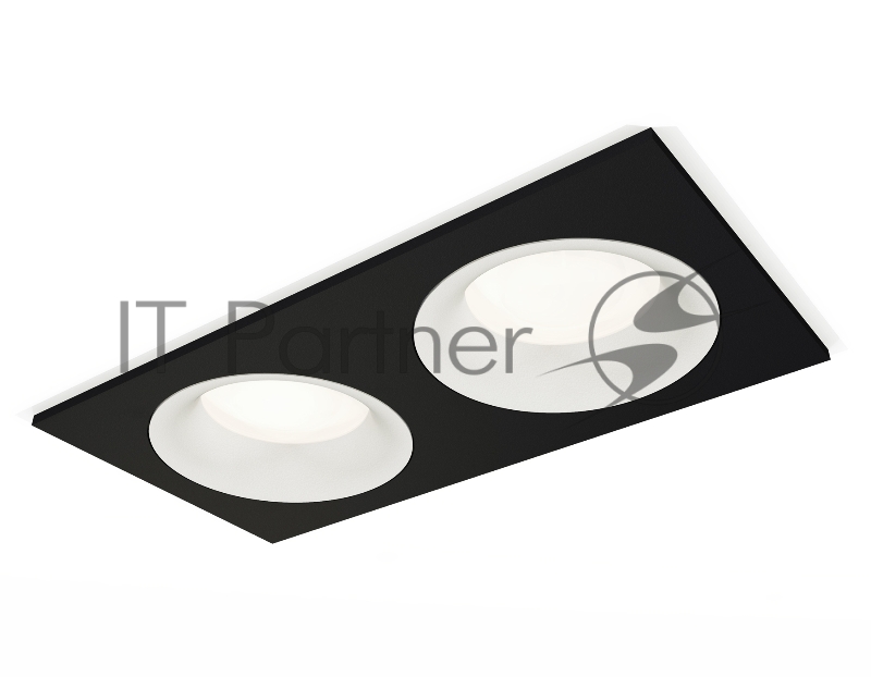 Комплект встраиваемого светильника Ambrella light XC7636001 SBK/SWH черный песок/белый песок MR16 GU5.3 (C7636, N7010)