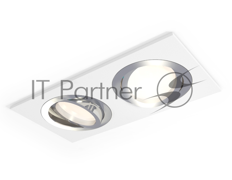 Комплект встраиваемого поворотного светильника Ambrella light XC7635082 SWH/PSL белый песок/серебро полированное MR16 GU5.3 (C7635, N7003)