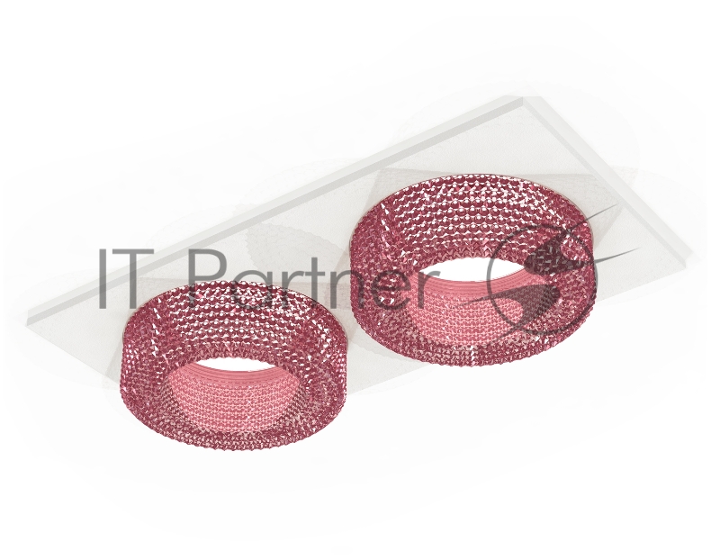 Комплект встраиваемого светильника Ambrella light XC7635022 SWH/PI белый песок/розовый MR16 GU5.3 (C7635, N7193)