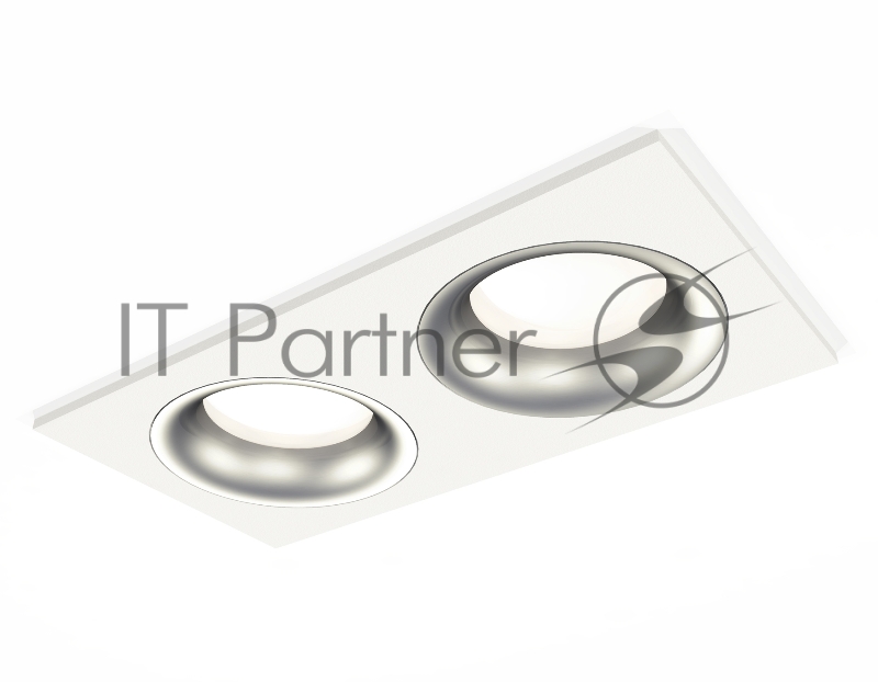 Комплект встраиваемого светильника Ambrella light XC7635004 SWH/MCH белый песок/хром матовый MR16 GU5.3 (C7635, N7013)