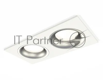 Комплект встраиваемого светильника Ambrella light XC7635004 SWH/MCH белый песок/хром матовый MR16 GU5.3 (C7635, N7013)