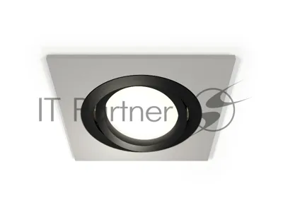 Комплект встраиваемого поворотного светильника Ambrella light XC7633081 SGR/PBK серый песок/черный полированный MR16 GU5.3 (C7623, N7002)