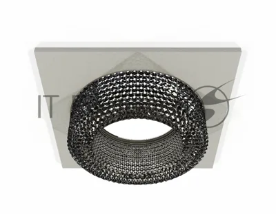Комплект встраиваемого светильника Ambrella light XC7633021 SGR/BK серый песок/тонированный MR16 GU5.3 (C7633, N7192)