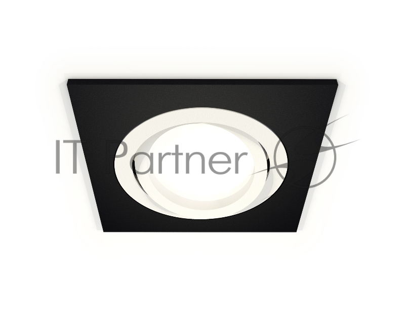 Комплект встраиваемого поворотного светильника Ambrella light XC7632080 SBK/SWH черный песок/белый песок MR16 GU5.3 (C7632, N7001)