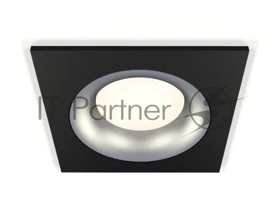 Комплект встраиваемого светильника Ambrella light XC7632004 SBK/MCH черный песок/хром матовый MR16 GU5.3 (C7632, N7013)