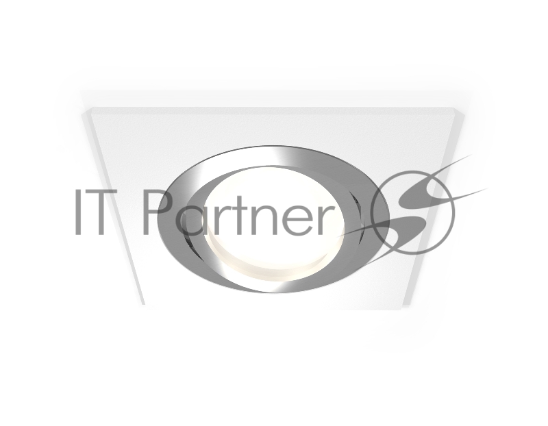 Комплект встраиваемого поворотного светильника Ambrella light XC7631082 SWH/PSL белый песок/серебро полированное MR16 GU5.3 (C7631, N7003)