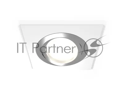 Комплект встраиваемого поворотного светильника Ambrella light XC7631082 SWH/PSL белый песок/серебро полированное MR16 GU5.3 (C7631, N7003)