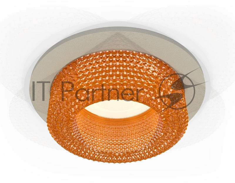 Комплект встраиваемого светильника Ambrella light XC7623024 SGR/CF серый песок/кофе MR16 GU5.3 (C7623, N7195)
