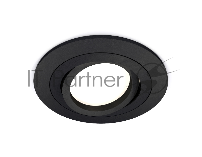 Комплект встраиваемого поворотного светильника Ambrella light XC7622081 SBK/PBK черный песок/черный полированный MR16 GU5.3 (C7622, N7002)