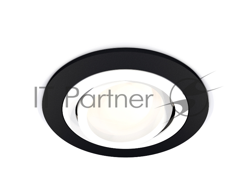 Комплект встраиваемого поворотного светильника Ambrella light XC7622080 SBK/SWH черный песок/белый песок MR16 GU5.3 (C7622, N7001)