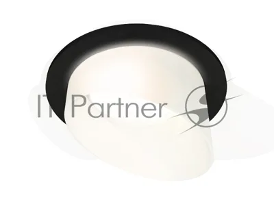 Комплект встраиваемого светильника Ambrella light XC7622046 SBK/FR черный песок/белый матовый MR16 GU5.3 (C7622, N7175)
