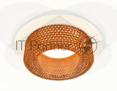 Комплект встраиваемого светильника Ambrella light XC7621024 SWH/CF белый песок/кофе MR16 GU5.3 (C7621, N7195)