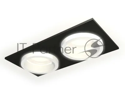 Комплект встраиваемого светильника Ambrella light XC6526064 SBK/FR черный песок/белый матовый MR16 GU5.3 (C6526, N6245)