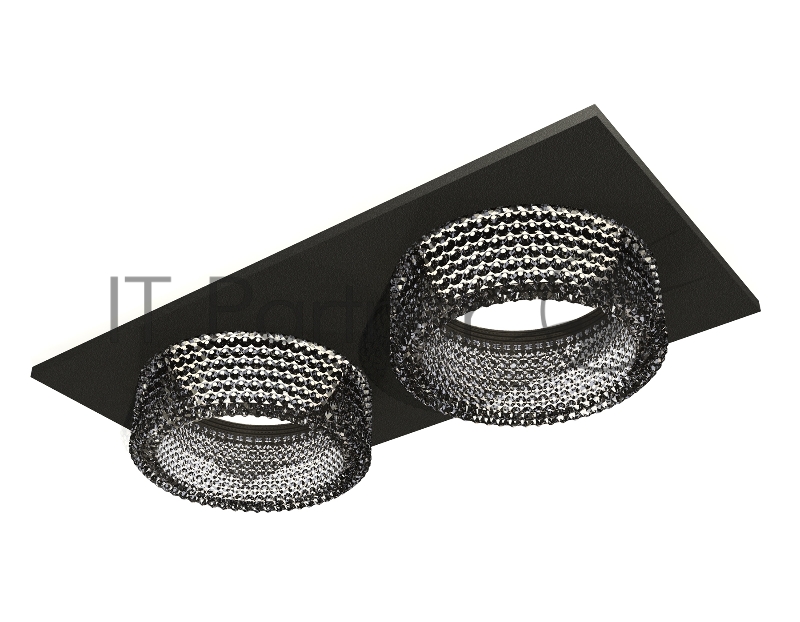 Комплект встраиваемого светильника Ambrella light XC6526041 SBK/BK черный песок/тонированный MR16 GU5.3 (C6526, N6151)