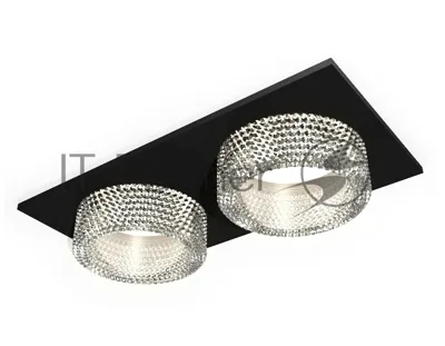 Комплект встраиваемого светильника Ambrella light XC6526040 SBK/CL черный песок/прозрачный MR16 GU5.3 (C6526, N6150)
