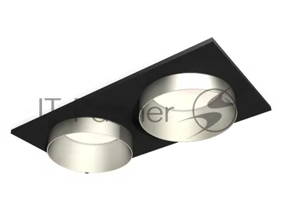 Комплект встраиваемого светильника Ambrella light XC6526023 SBK/MCH черный песок/хром матовый MR16 GU5.3 (C6526, N6133)