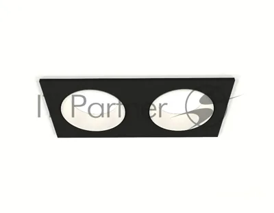 Комплект встраиваемого светильника Ambrella light XC6526001 SBK/SWH черный песок/белый песок MR16 GU5.3 (C6526, N6110)