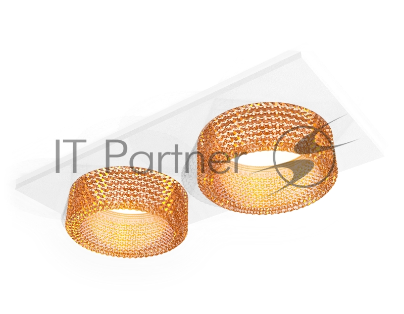 Комплект встраиваемого светильника Ambrella light XC6525044 SWH/CF белый песок/кофе MR16 GU5.3 (C6525, N6154)