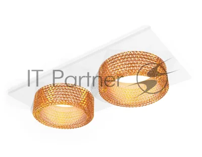 Комплект встраиваемого светильника Ambrella light XC6525044 SWH/CF белый песок/кофе MR16 GU5.3 (C6525, N6154)
