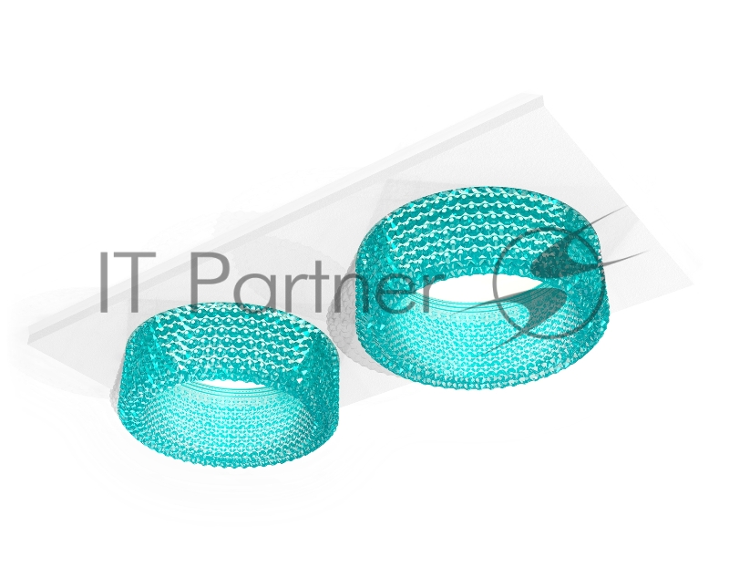 Комплект встраиваемого светильника Ambrella light XC6525043 SWH/BL белый песок/голубой MR16 GU5.3 (C6525, N6153)