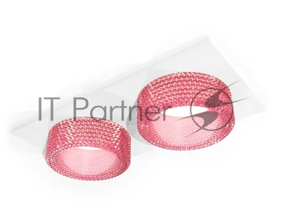 Комплект встраиваемого светильника Ambrella light XC6525042 SWH/PI белый песок/розовый MR16 GU5.3 (C6525, N6152)